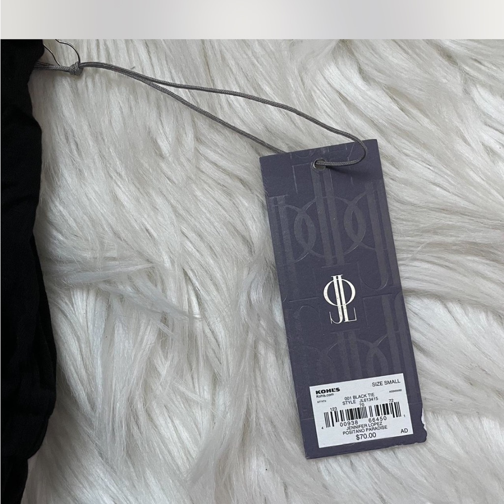 Vintage Brand New With Tags Jennifer Lopez Black Long Dress